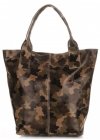 Bőr táska shopper bag Vittoria Gotti többszínű V15