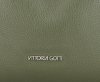 Bőr táska shopper bag Vittoria Gotti zöld V694150