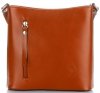 Bőr táska levéltáska Genuine Leather vörös 6002