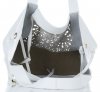 Bőr táska shopper bag Genuine Leather fehér 5157