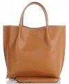 Bőr táska shopper bag Vittoria Gotti vörös V355