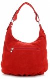 Bőr táska univerzális Genuine Leather piros 8309