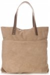 Bőr táska shopper bag Vittoria Gotti földszínű V8267