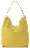 Bőr táska univerzális Genuine Leather sárga 5577C