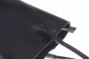 Bőr táska univerzális Genuine Leather fekete 9A