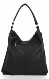 Bőr táska shopper bag Roberto Ricci fekete 19145