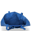 Bőr táska shopper bag Vittoria Gotti kobalt V775