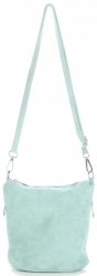 Bőr táska levéltáska Genuine Leather menta 85A