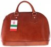 Bőr táska kuffer Vera Pelle vörös 424 (2
