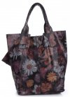 Bőr táska shopper bag Vittoria Gotti többszínű 8298