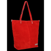 Bőr táska shopper bag Vittoria Gotti piros VG41