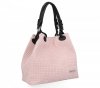 Bőr táska shopper bag Vittoria Gotti púderrózsaszín V80047