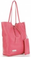 Bőr táska univerzális Vittoria Gotti rózsaszín V775