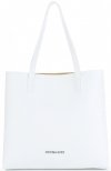 Bőr táska shopper bag Vittoria Gotti fehér V694150