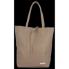 Bőr táska shopper bag Vittoria Gotti földszínű V21E