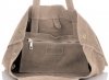 Bőr táska shopper bag Vera Pelle bézs A19