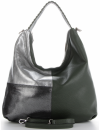 Bőr táska shopper bag Genuine Leather zöld 5521