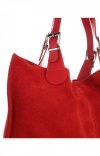 Bőr táska shopper bag Genuine Leather fekete 605