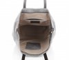 Bőr táska univerzális Genuine Leather világosszürke 808036
