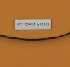 Bőr táska levéltáska Vittoria Gotti mustár V695351