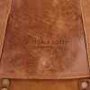 Bőr táska levéltáska Vittoria Gotti barna V688636