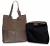 Bőr táska shopper bag Genuine Leather földszínű 605