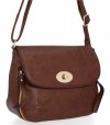 Női Táská levéltáska BEE BAG csokoládé SE101-1