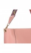 Bőr táska shopper bag Genuine Leather rózsaszín K26