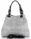 Bőr táska shopper bag Vittoria Gotti világosszürke V692754