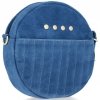 Bőr táska levéltáska Vittoria Gotti kék V6008