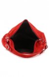 Bőr táska univerzális Genuine Leather piros 8309