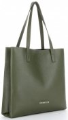 Bőr táska shopper bag Vittoria Gotti zöld V694150