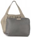 Bőr táska shopper bag Genuine Leather földszínű 5157