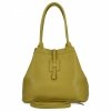 Bőr táska shopper bag Vittoria Gotti mustár 208S