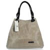 Bőr táska shopper bag Vittoria Gotti bézs V692754be2