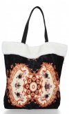 BEE BAG Torebka Damska Shopper XL Boho Style Biała