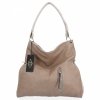 Uniwersalna Torebka damska Shopper Bag XL firmy Hernan HB0170 Ciemno Beżowa