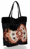 BEE BAG Torebka Damska Shopper XL Boho Style Czarna