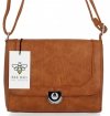 BEE BAG Elegancka Listonoszka Damska Amalia Ruda