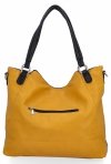 Torebka Damska Shopper Bag XL firmy Hernan HB0337 Żółta