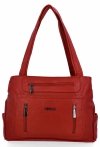 Torebka Damska Shopper Bag firmy Hernan 3892 Bordowa