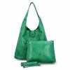 Torebka Damska Shopper Bag XL z Kosmetyczką firmy Herisson H8801 Zielona