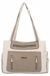 Torebka Damska Shopper Bag firmy Hernan 3892 Beżowa