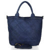 Vittoria Gotti Vintage Firmowy Shopper Premium Granat