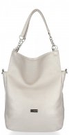 Conci Firmowa Torba Damska Shopper XL Platynowa