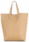Vittoria Gotti Firmowy Shopper Made in Italy z Kosmetyczką Ziemisty