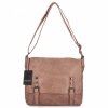 Torebka Damska Listonoszka Vintage firmy Herisson 1502L36   Brudny Róż
