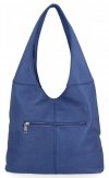 Uniwersalne Torebki Damskie Shopper Bag firmy Hernan HB0141 Niebieska