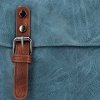 Modny Plecak Damski Vintage firmy Herisson 1552L2047 Niebieski