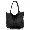 Uniwersalna Torebka Damska Herisson Shopper Bag Czarna